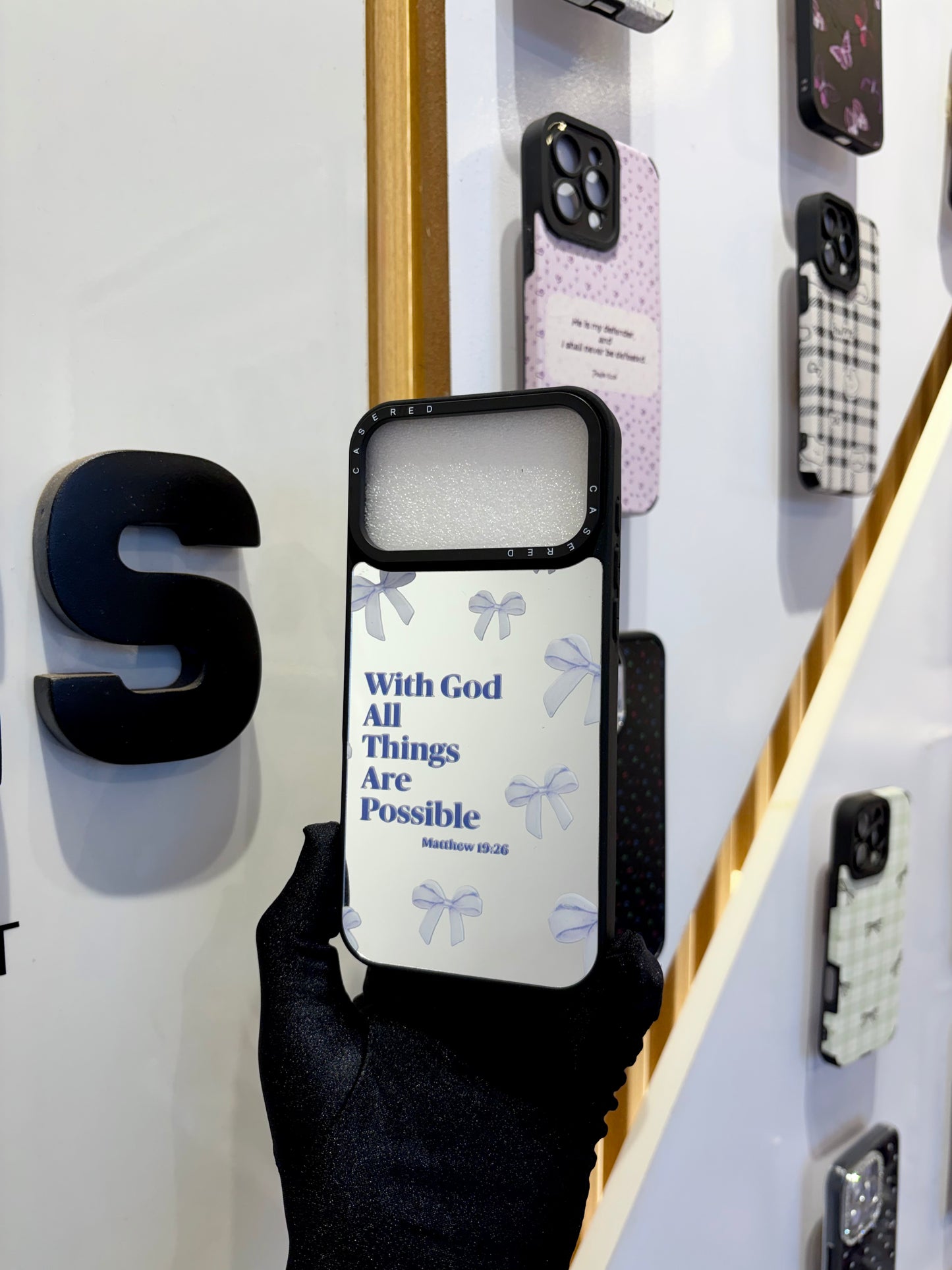 Christian mirror phone case