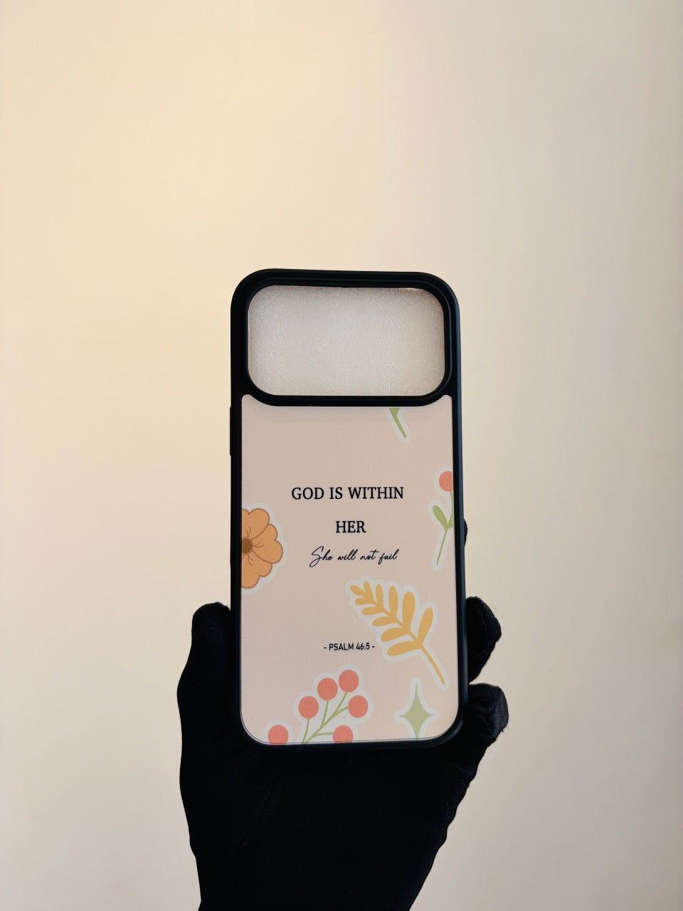 God is with her phone case